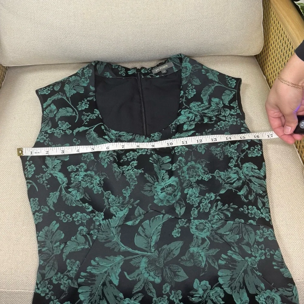 Zac Posen Floral Dress/ Gown Size 4 - Picture 5 of 7